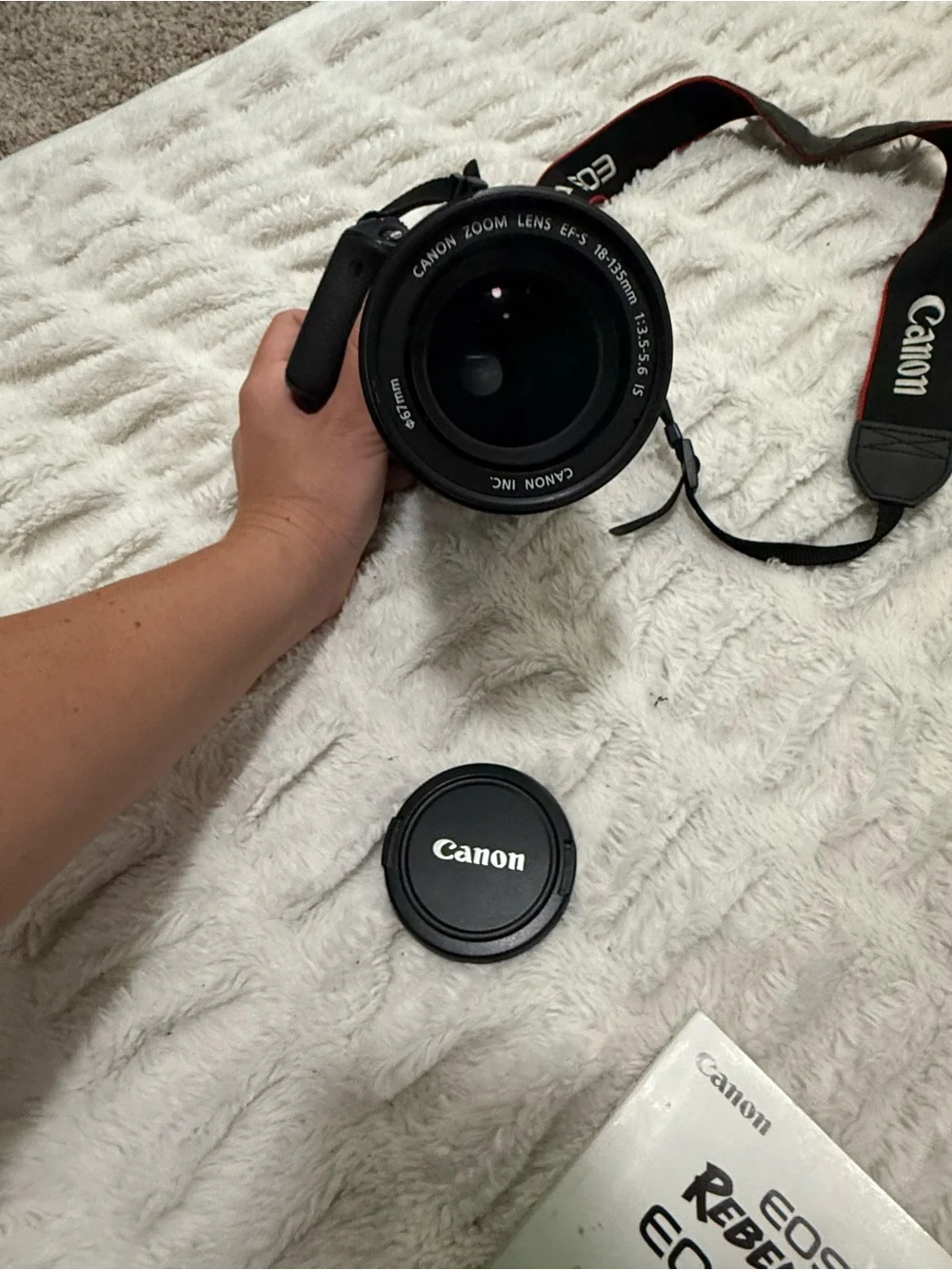 Canon EOS rebel T3i 600D Camera Kit in Black with Accessories